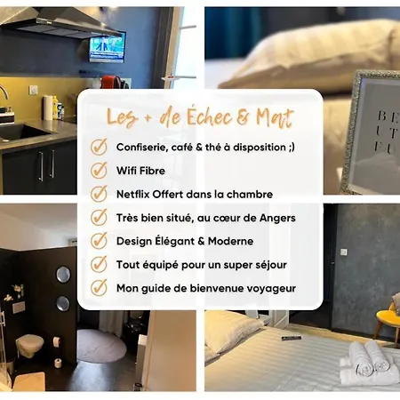 Apartamento échec Et Mat Chic - Gare&hyper Centre Angers